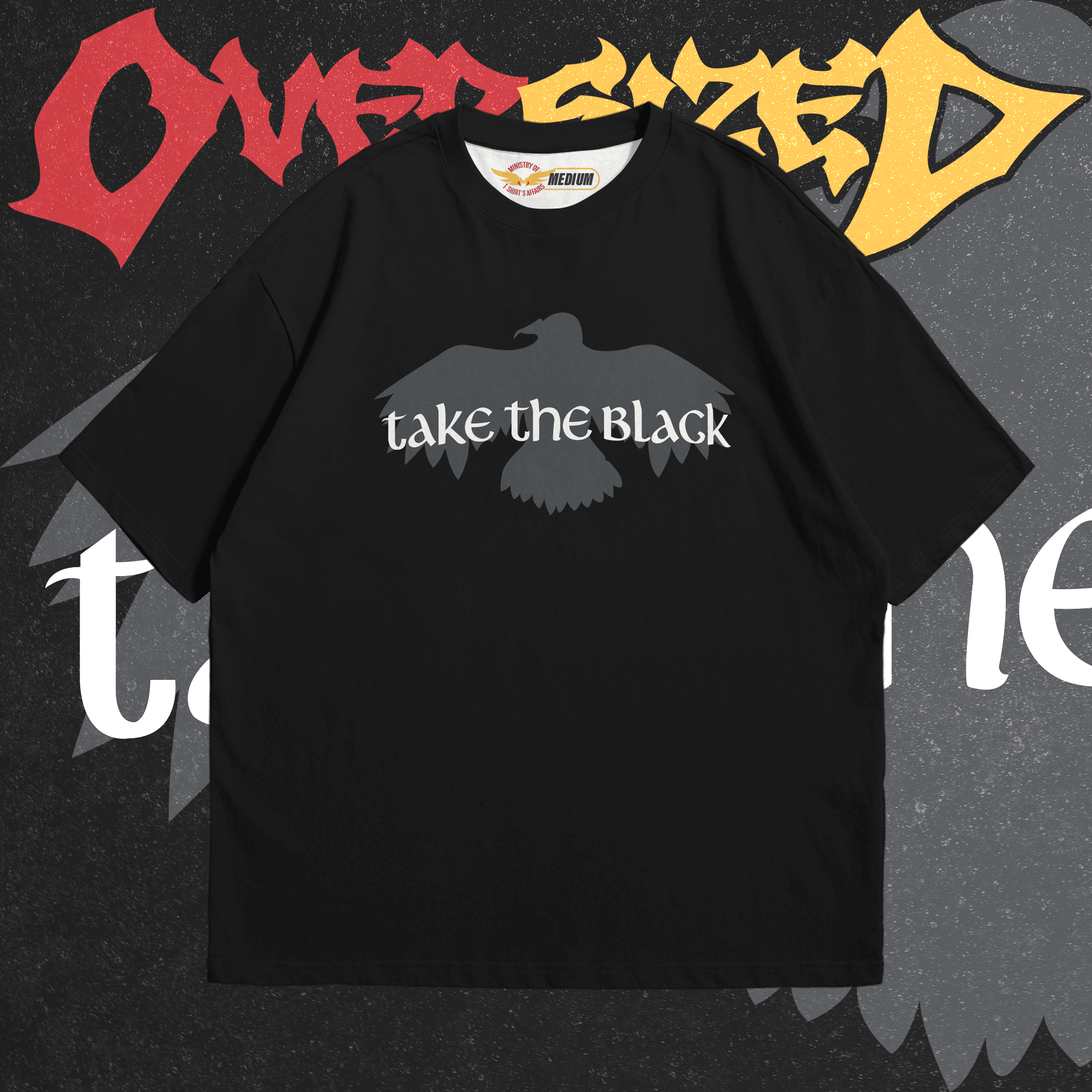 Night's Watch Oversized - Ministry Of T-Shirt's Affairs