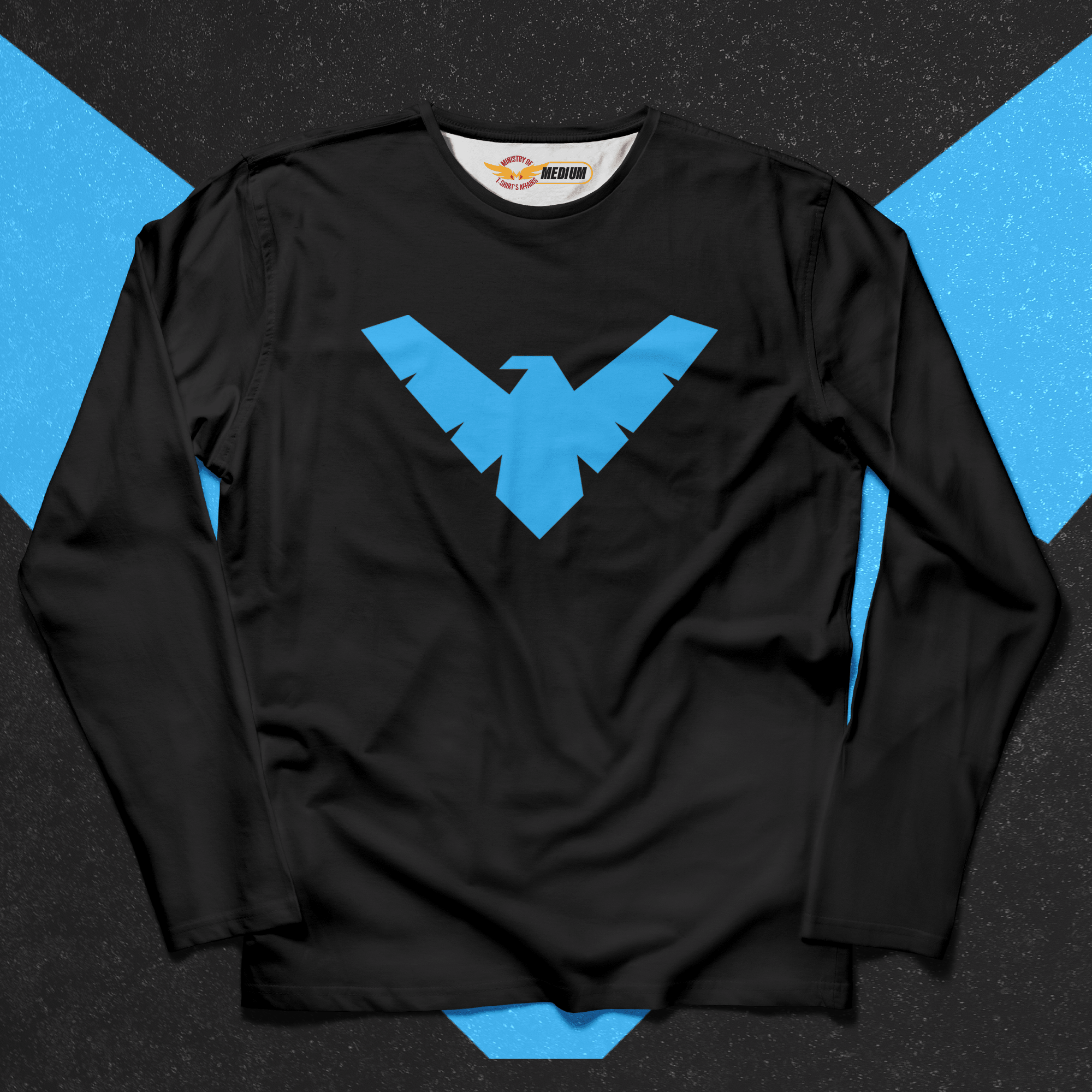 Nightwing Long Sleeves - Ministry Of T-Shirt's Affairs