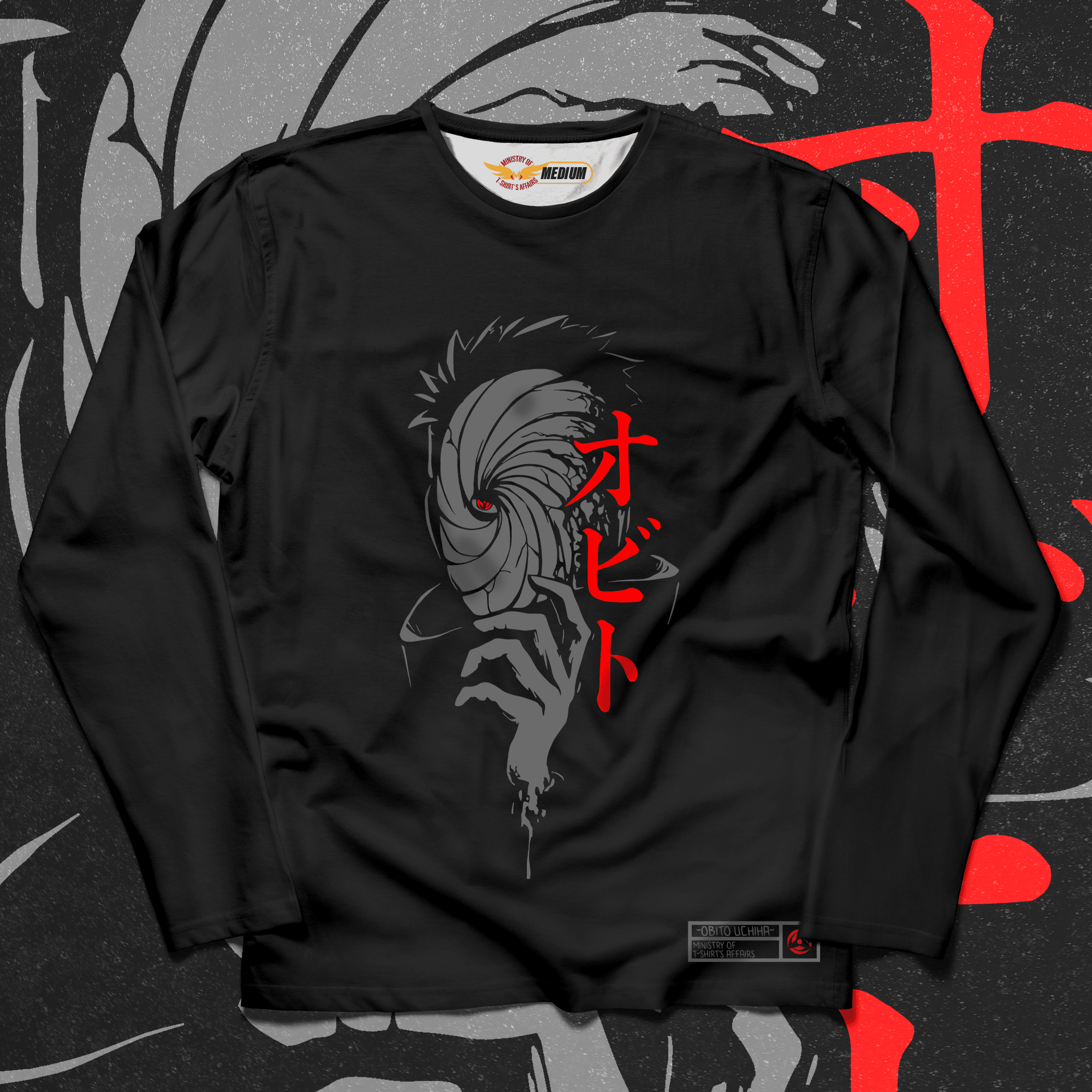 Obito Long Sleeves - Ministry Of T-Shirt's Affairs
