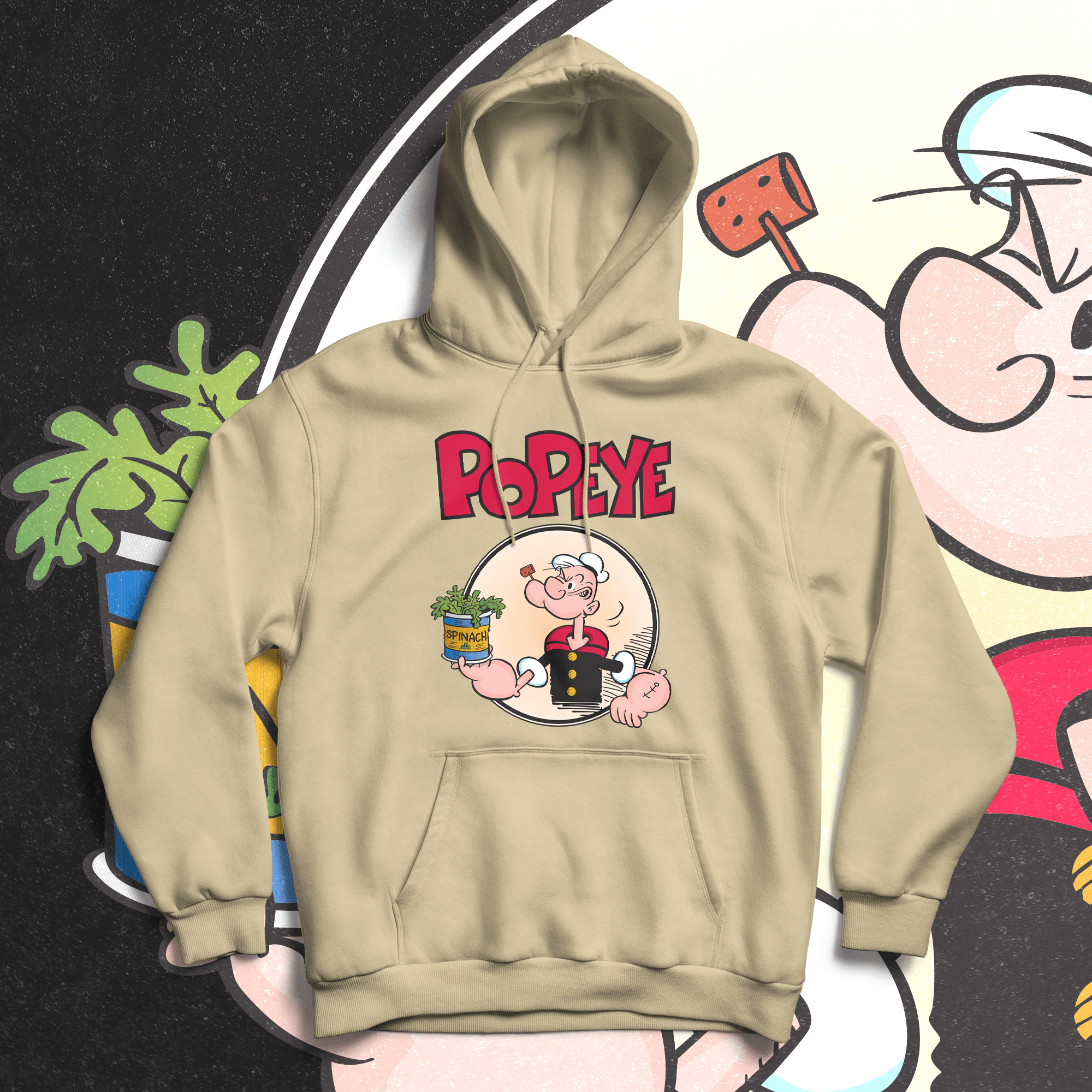 Popeye Hoodie - Ministry Of T-Shirt's Affairs