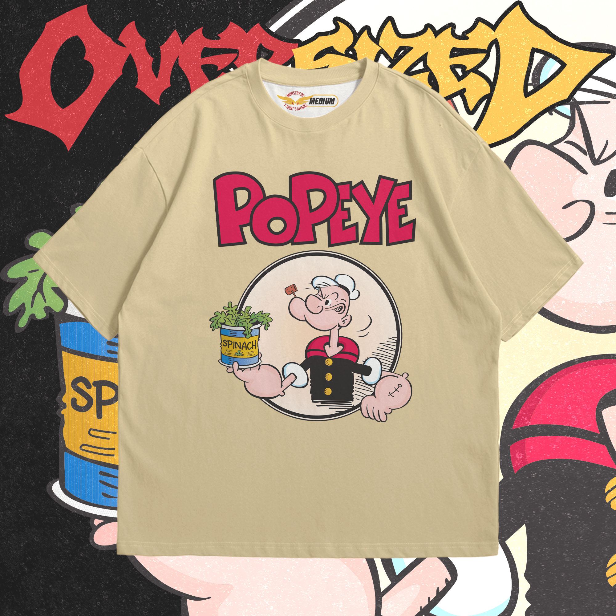 Popeye Oversized - Ministry Of T-Shirt's Affairs