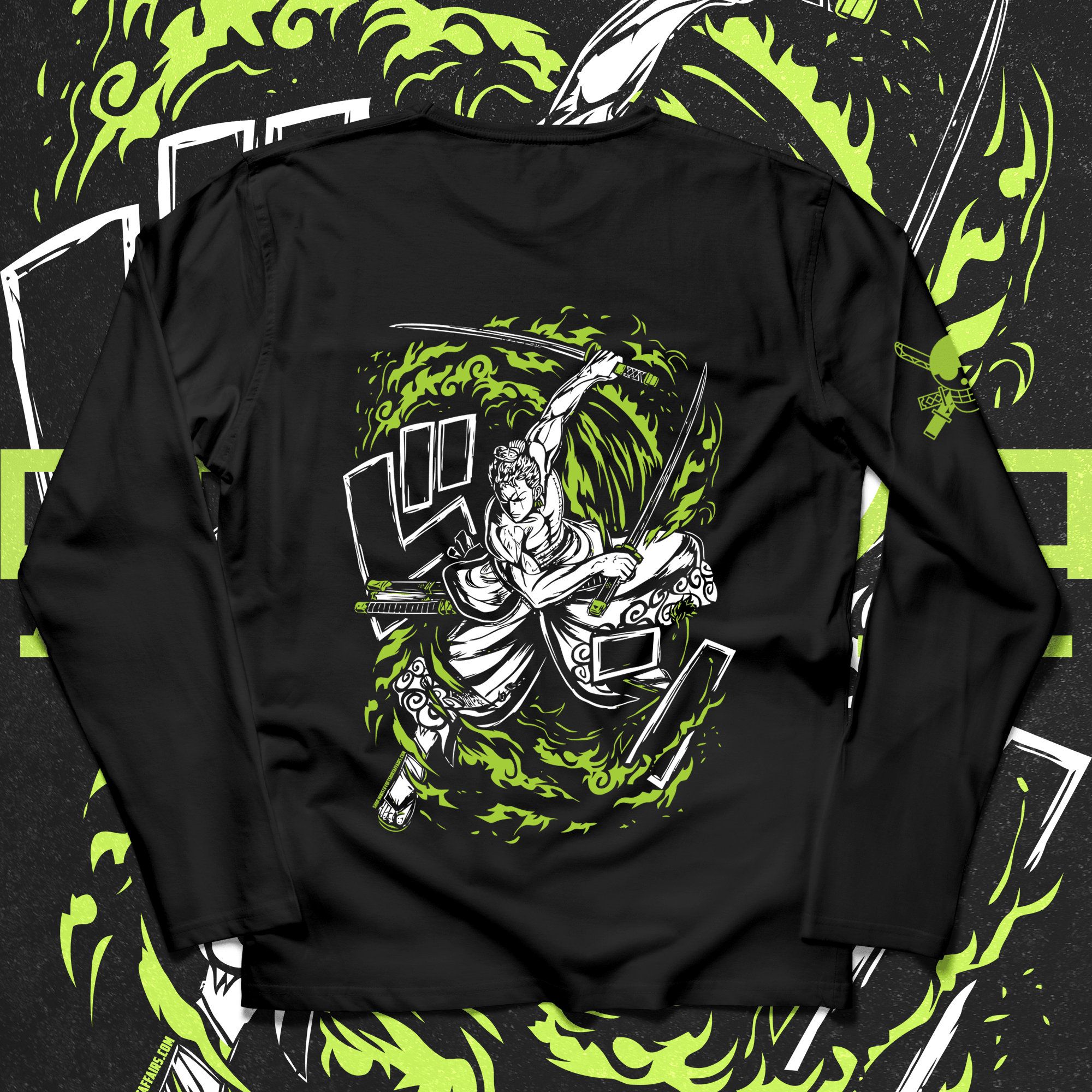 Roronoa Zoro Long Sleeves - Ministry Of T-Shirt's Affairs