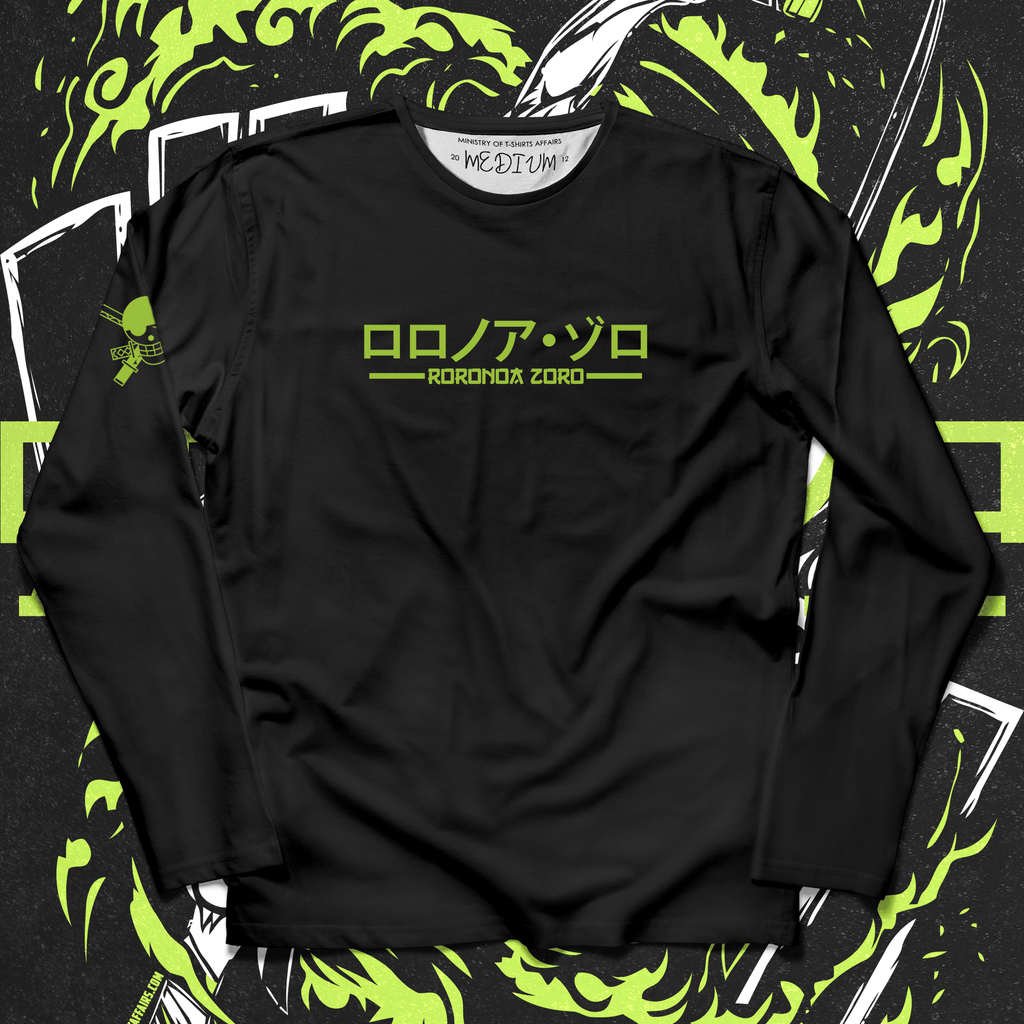 Roronoa Zoro Long Sleeves - Ministry Of T-Shirt's Affairs