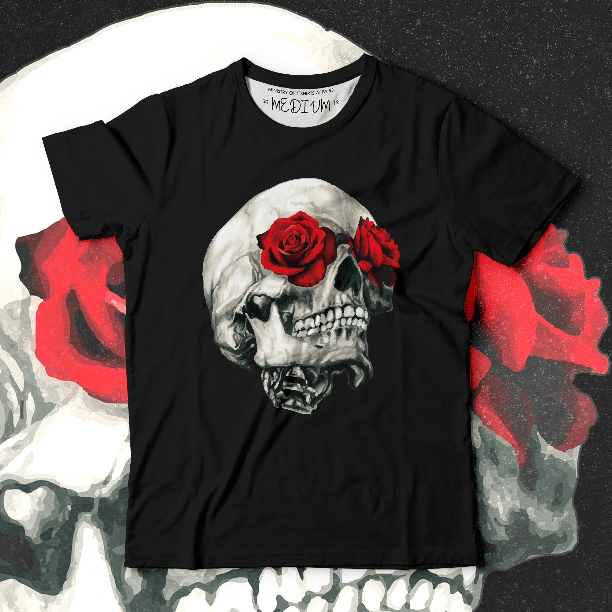 Roses & Eyes - Ministry Of T-Shirt's Affairs