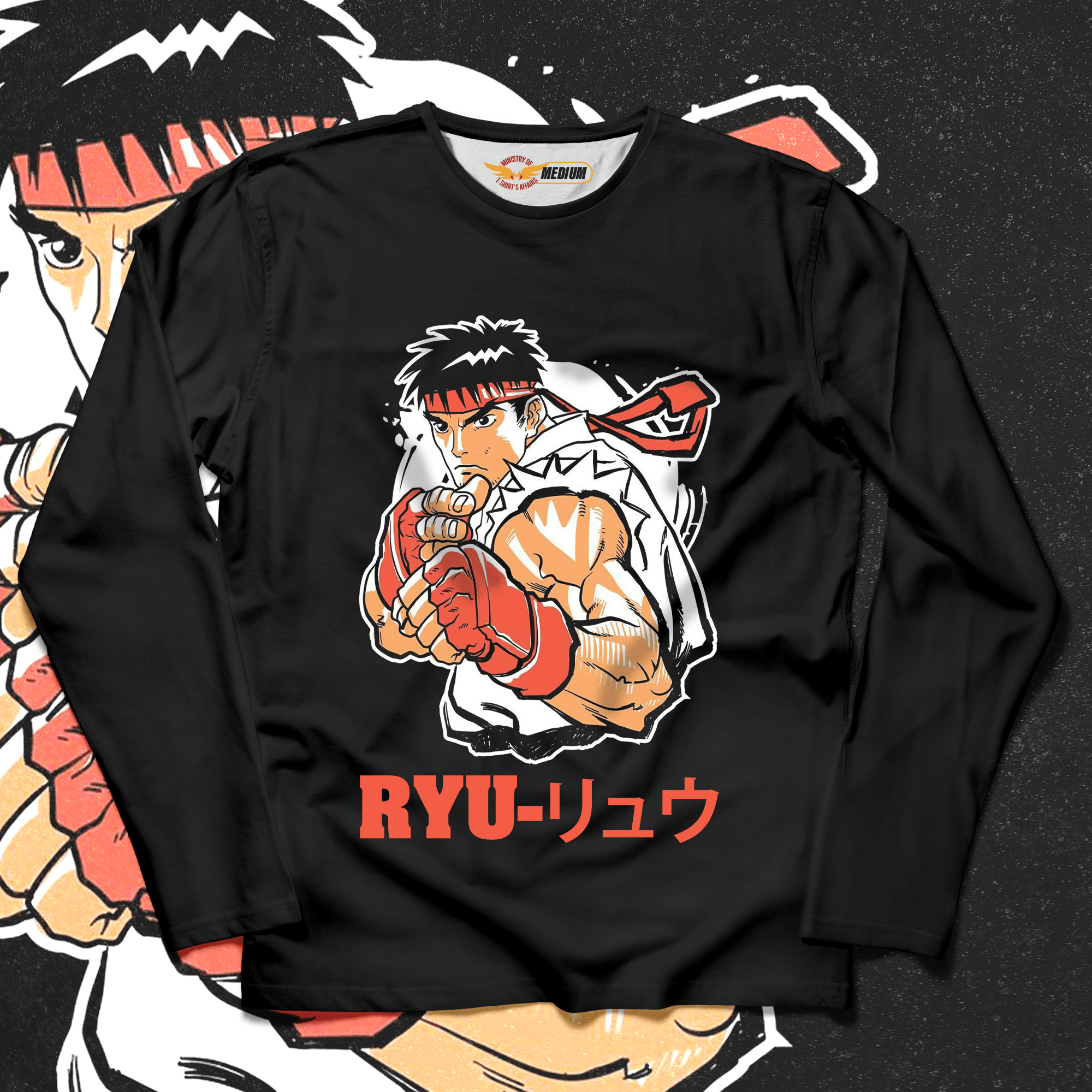 Ryu Long Sleeves - Ministry Of T-Shirt's Affairs