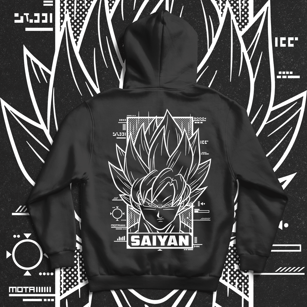Saiyan Hoodie - Ministry Of T-Shirt's Affairs