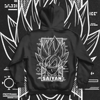 Saiyan Hoodie - Ministry Of T-Shirt's Affairs