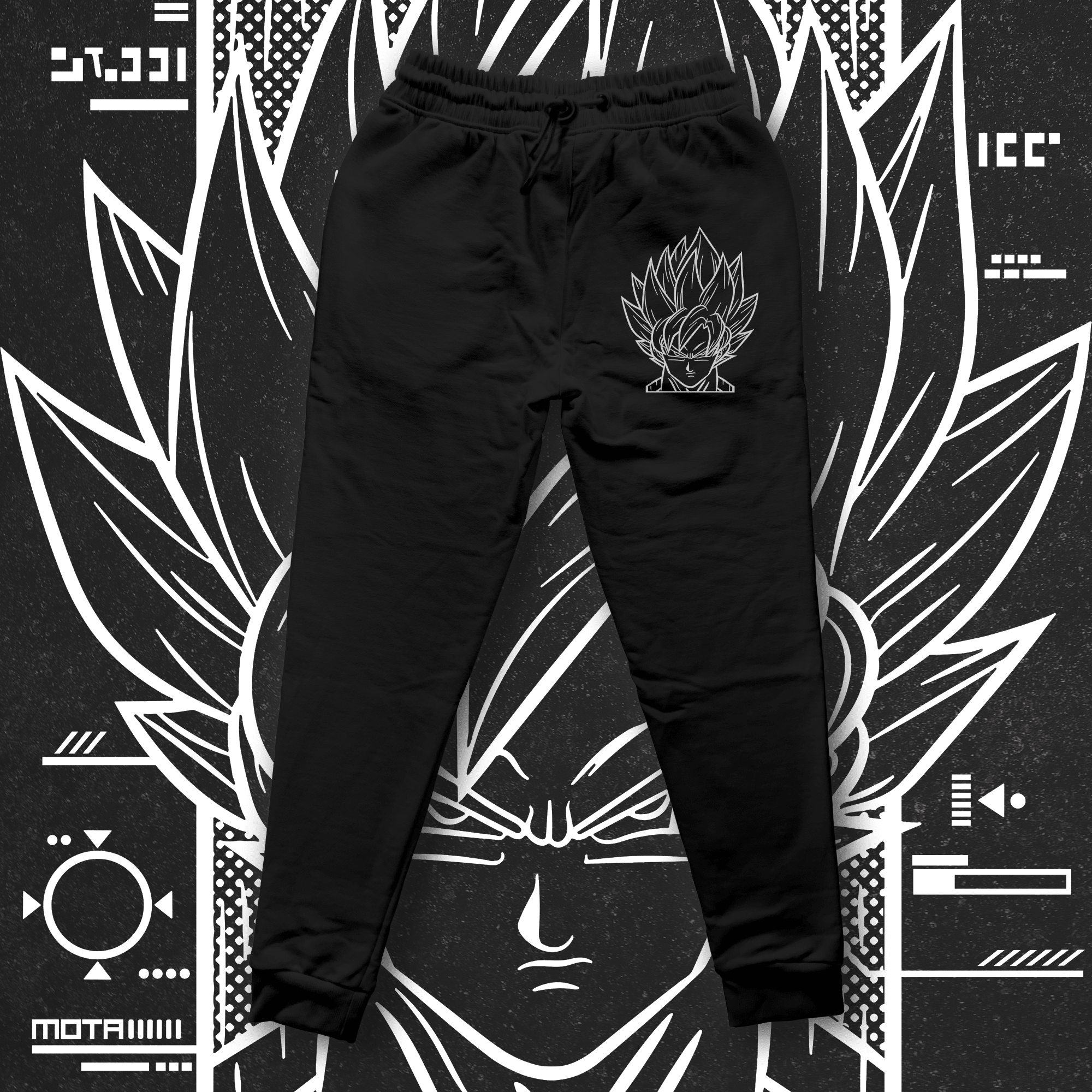 Saiyan Jogger Pants - Ministry Of T-Shirt's Affairs