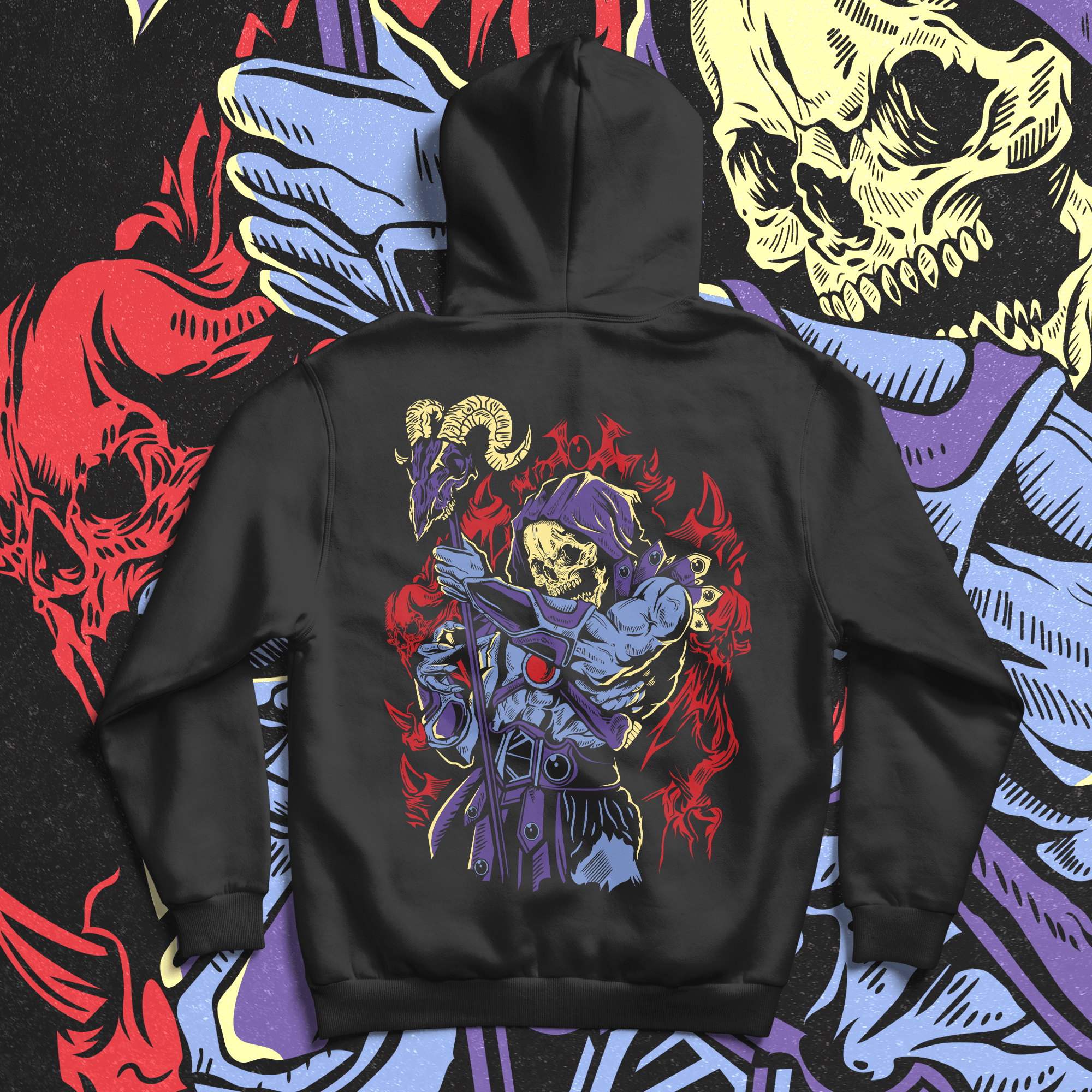 Skeletor Hoodie - Ministry Of T-Shirt's Affairs