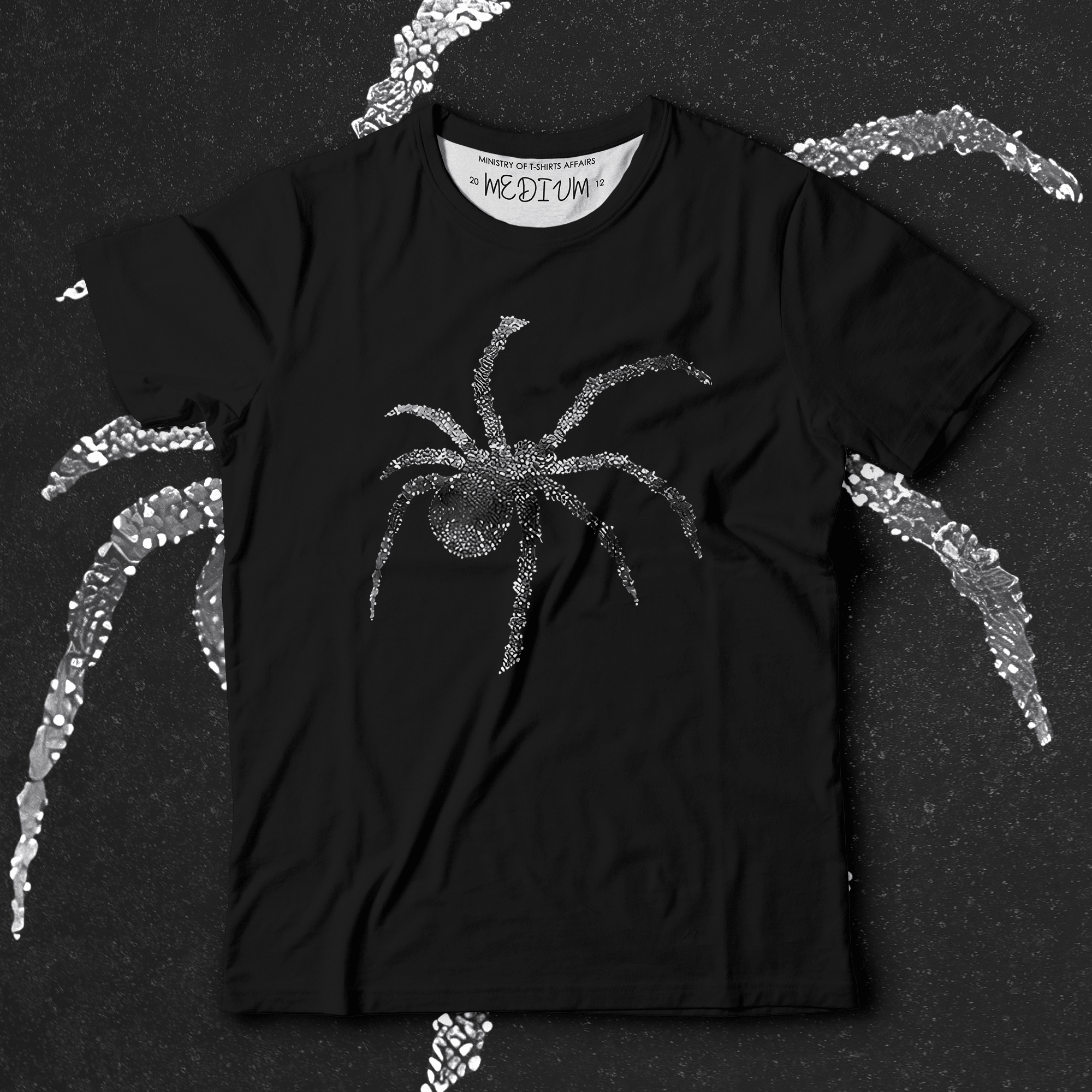 Spider Black - Ministry Of T-Shirt's Affairs
