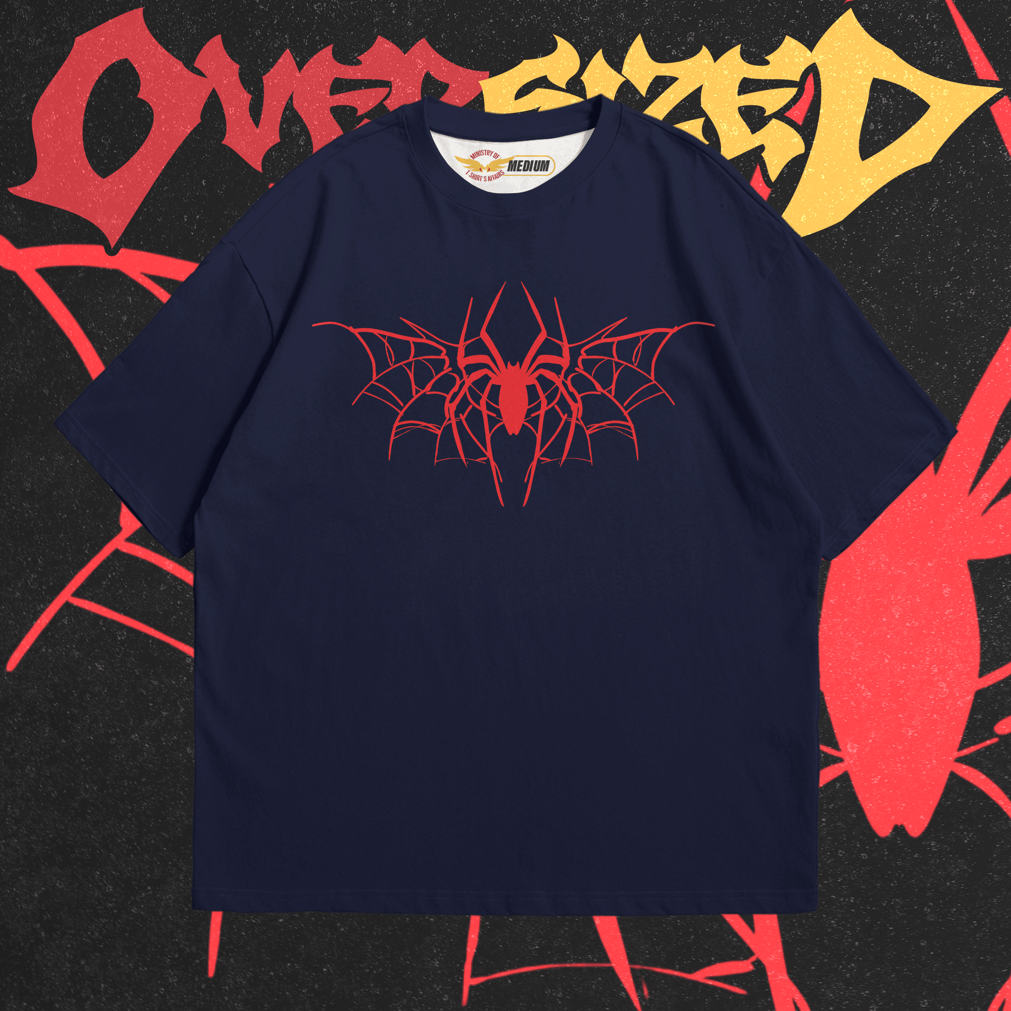 Spider Oversized - Ministry Of T-Shirt's Affairs