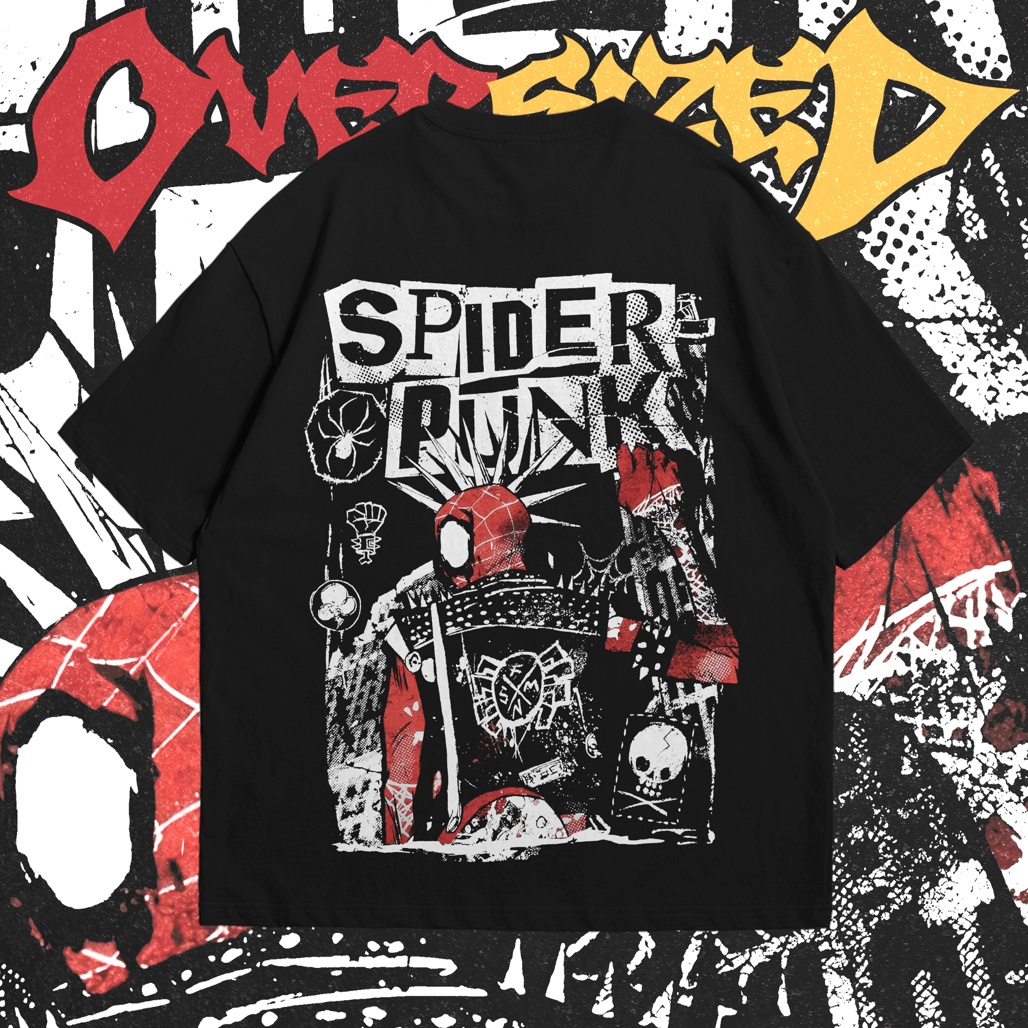 Spider-Punk Oversized - Ministry Of T-Shirt's Affairs
