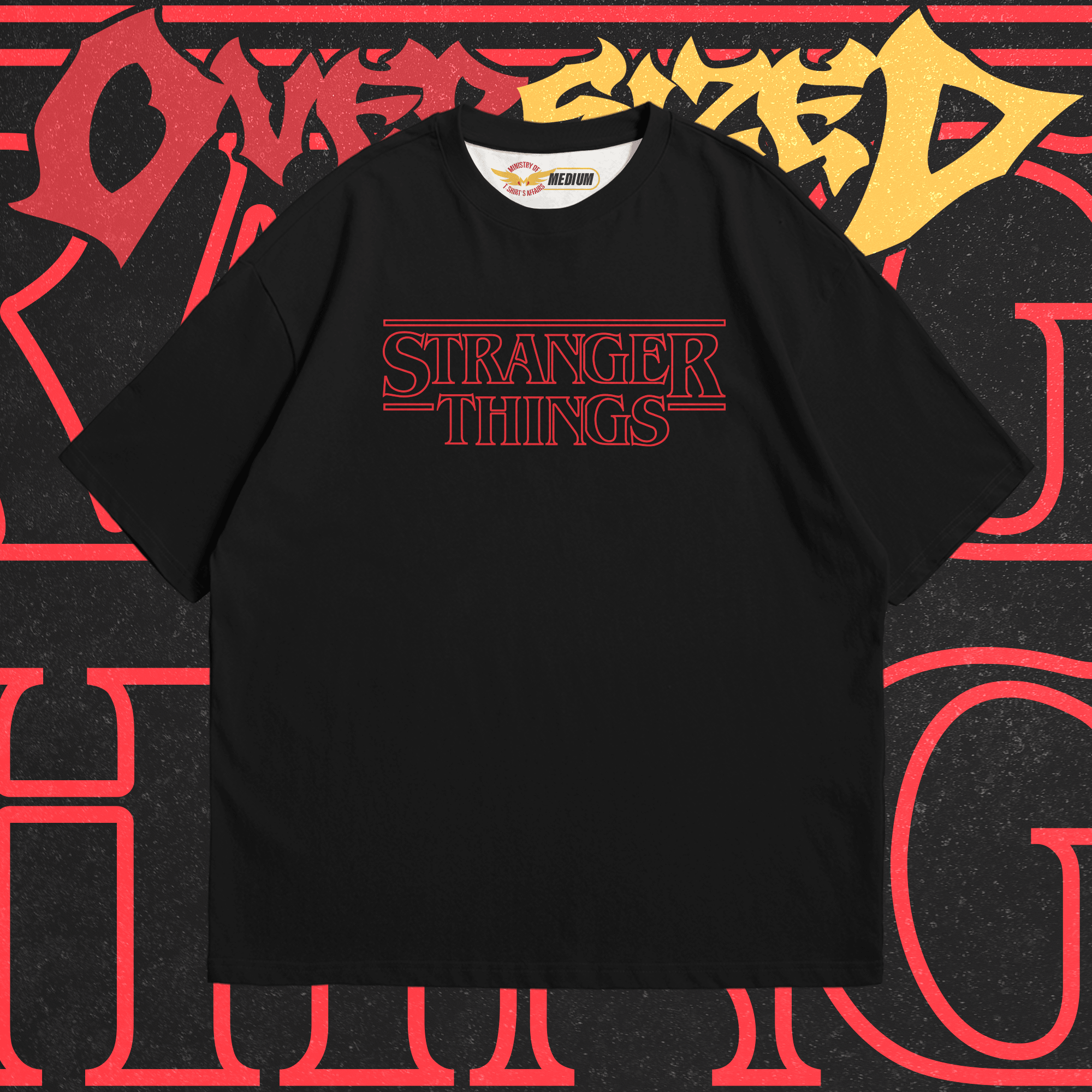 Stranger Things III Oversized - Ministry Of T-Shirt's Affairs