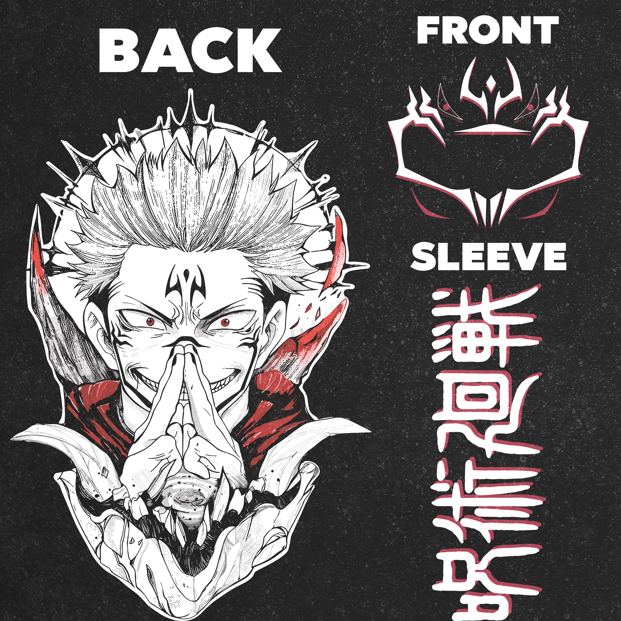 Sukuna Hoodie - Ministry Of T-Shirt's Affairs