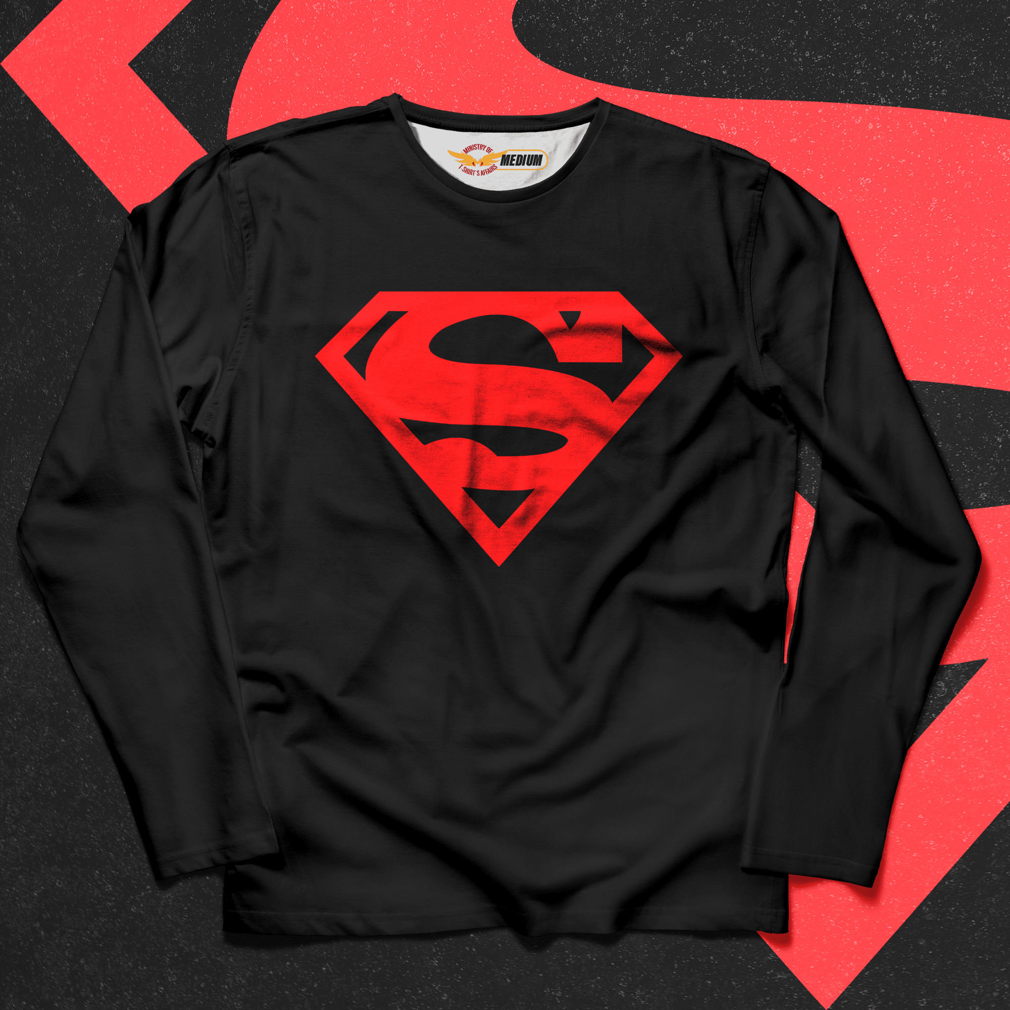 Superboy Long Sleeves - Ministry Of T-Shirt's Affairs