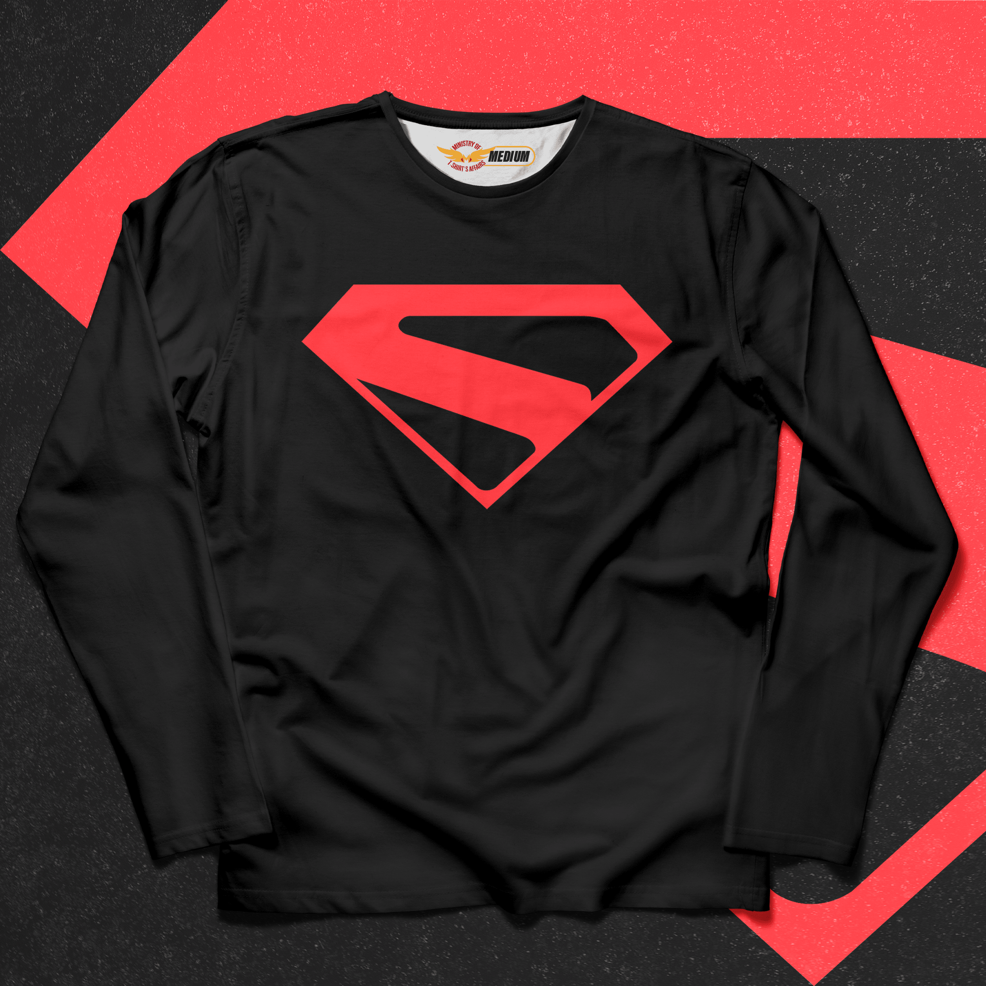 Superman '25 Long Sleeves - Ministry Of T-Shirt's Affairs