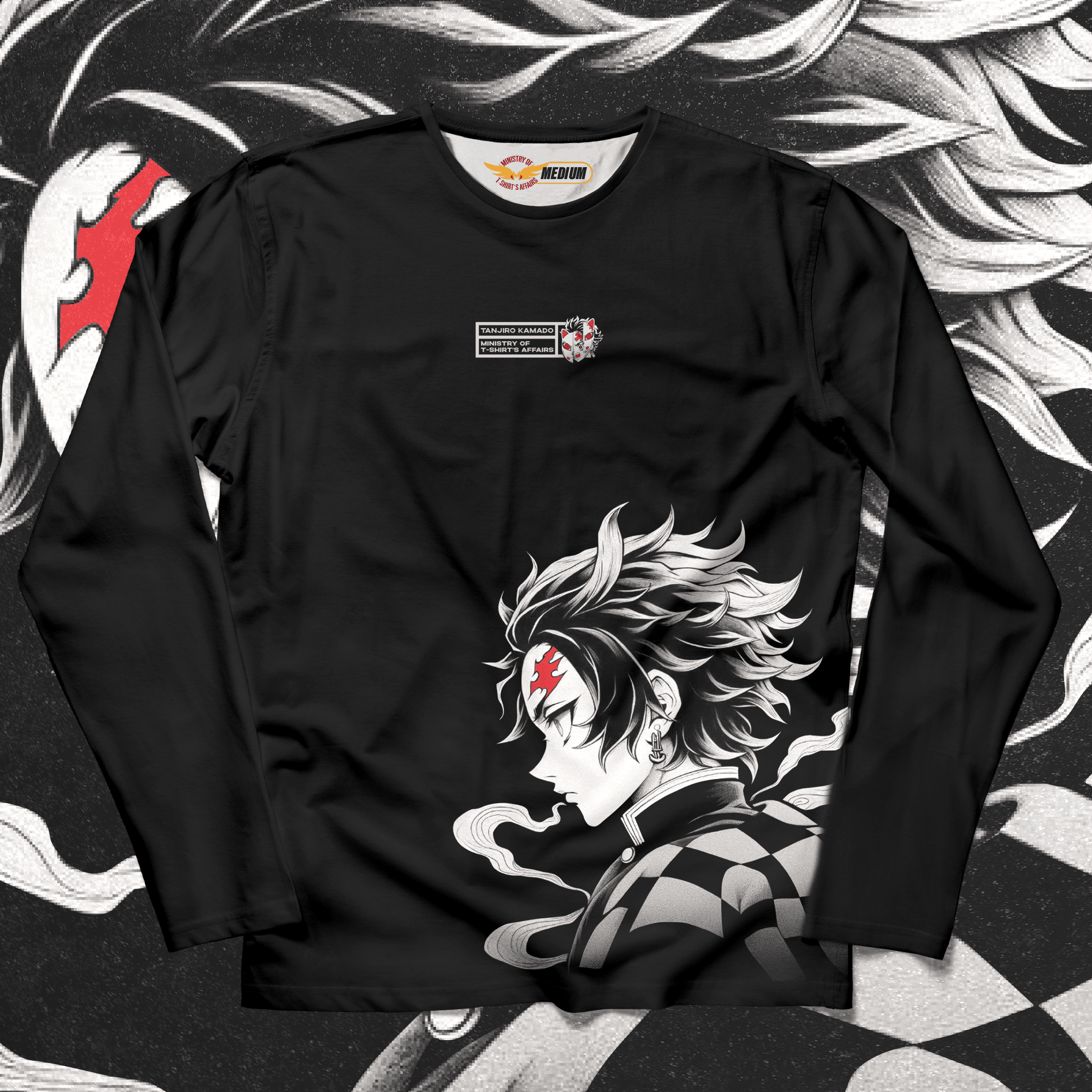 Tanjiro Kamado II Long Sleeves - Ministry Of T-Shirt's Affairs