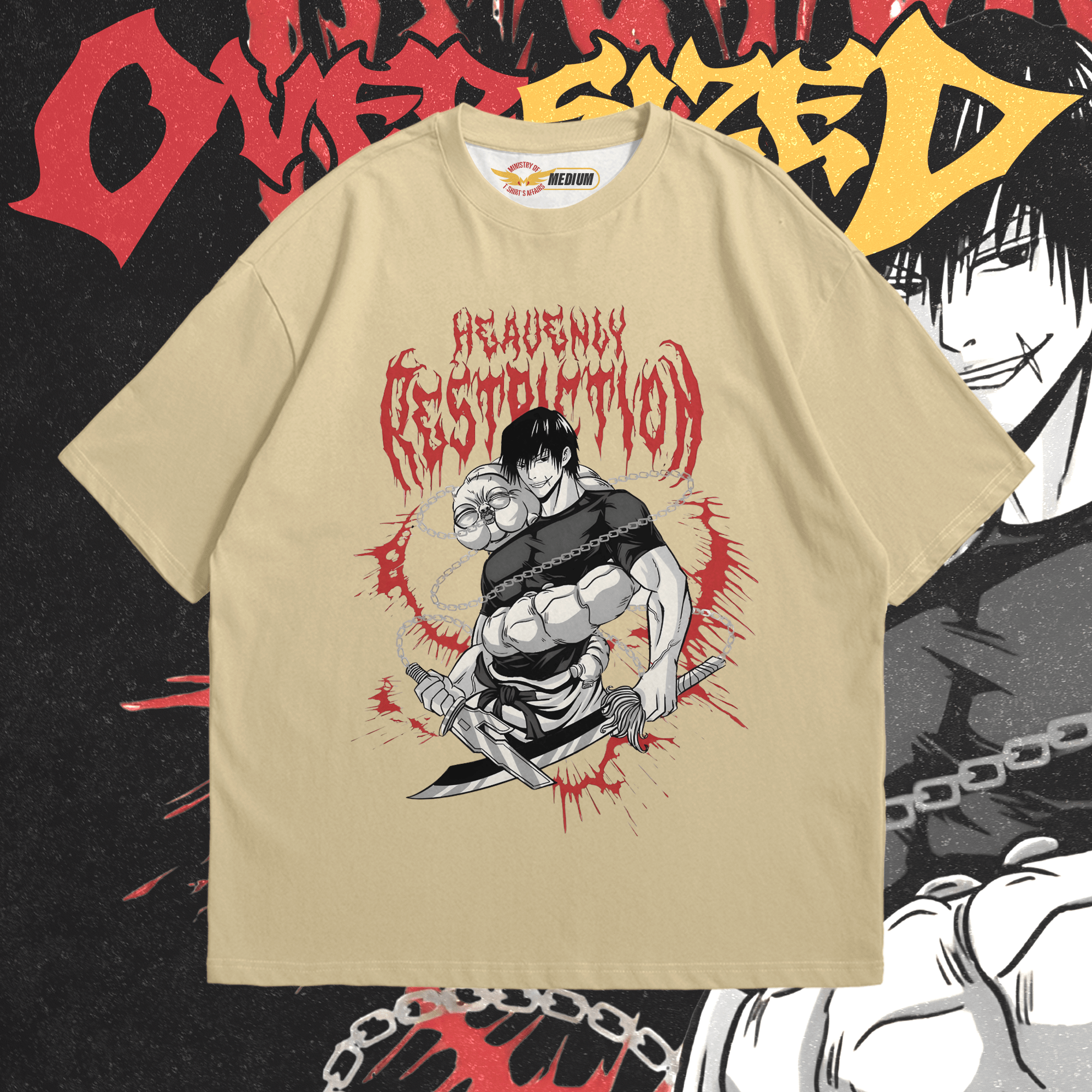 Toji II Oversized - Ministry Of T-Shirt's Affairs