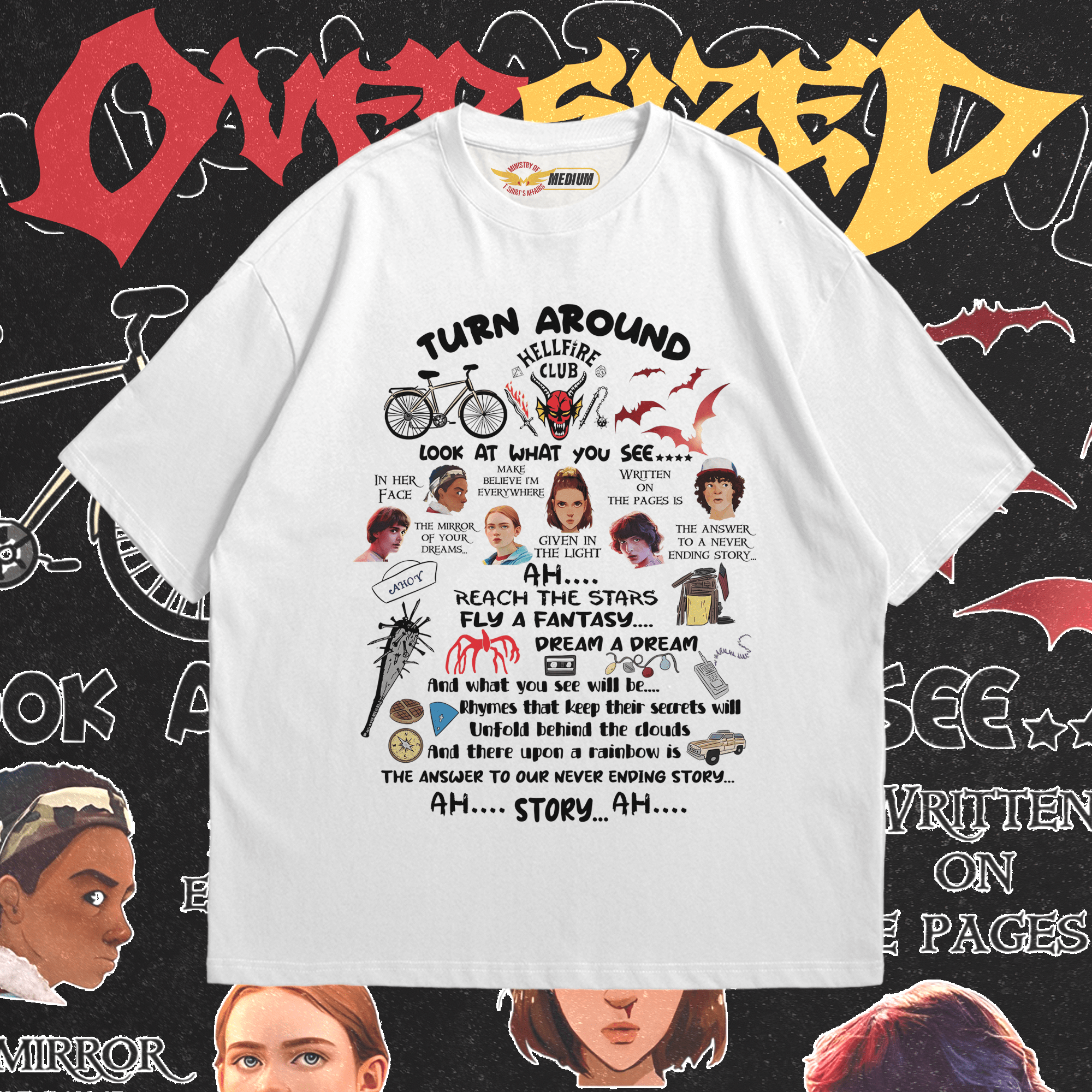 Turn Around Oversized - Ministry Of T-Shirt's Affairs