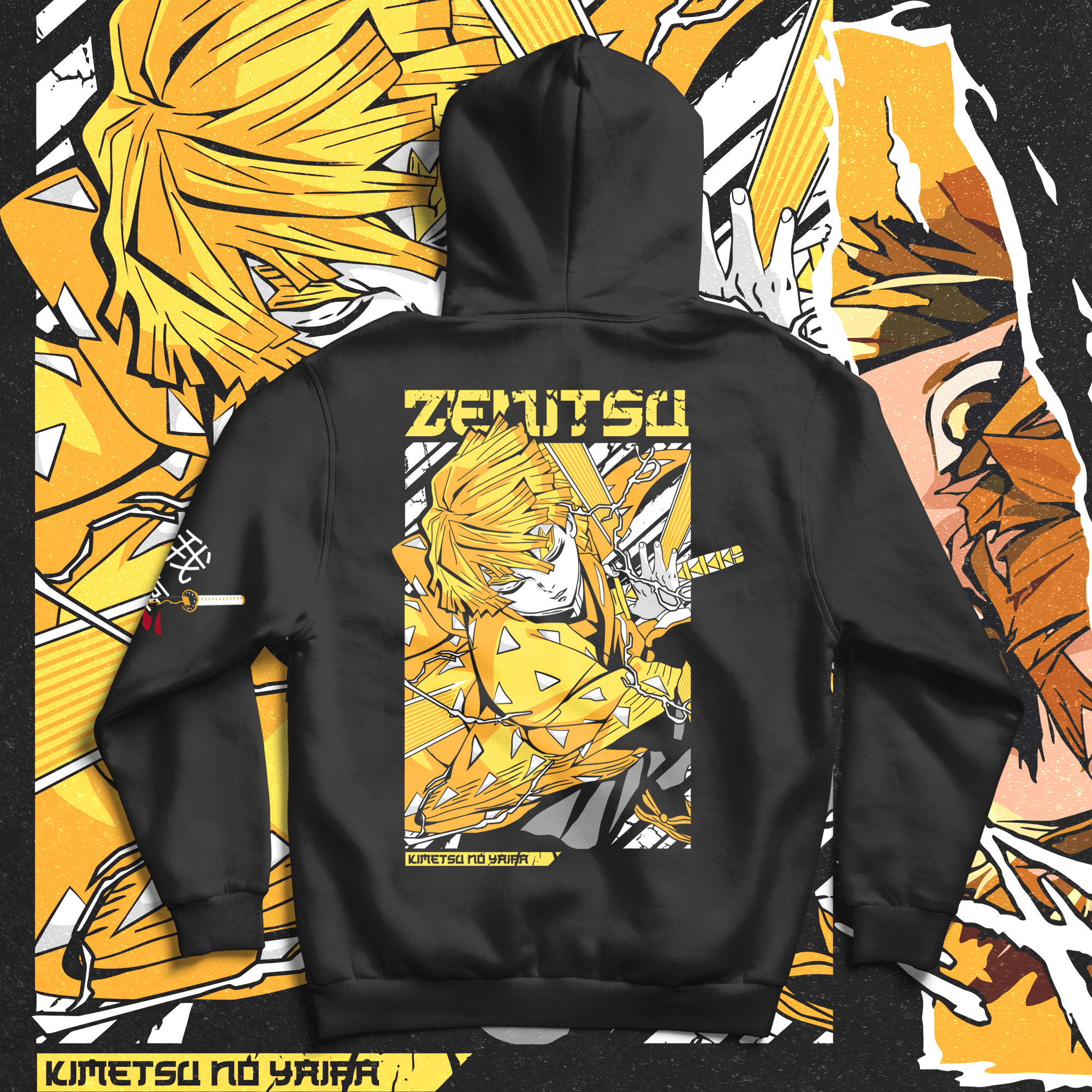 Zenitsu Agatsuma - Demon Slayer Hoodie - Ministry Of T-Shirt's Affairs
