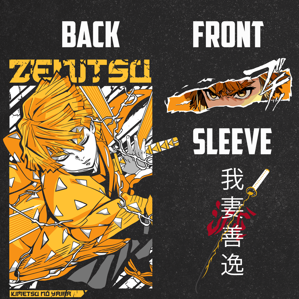 Zenitsu Agatsuma - Demon Slayer Hoodie - Ministry Of T-Shirt's Affairs