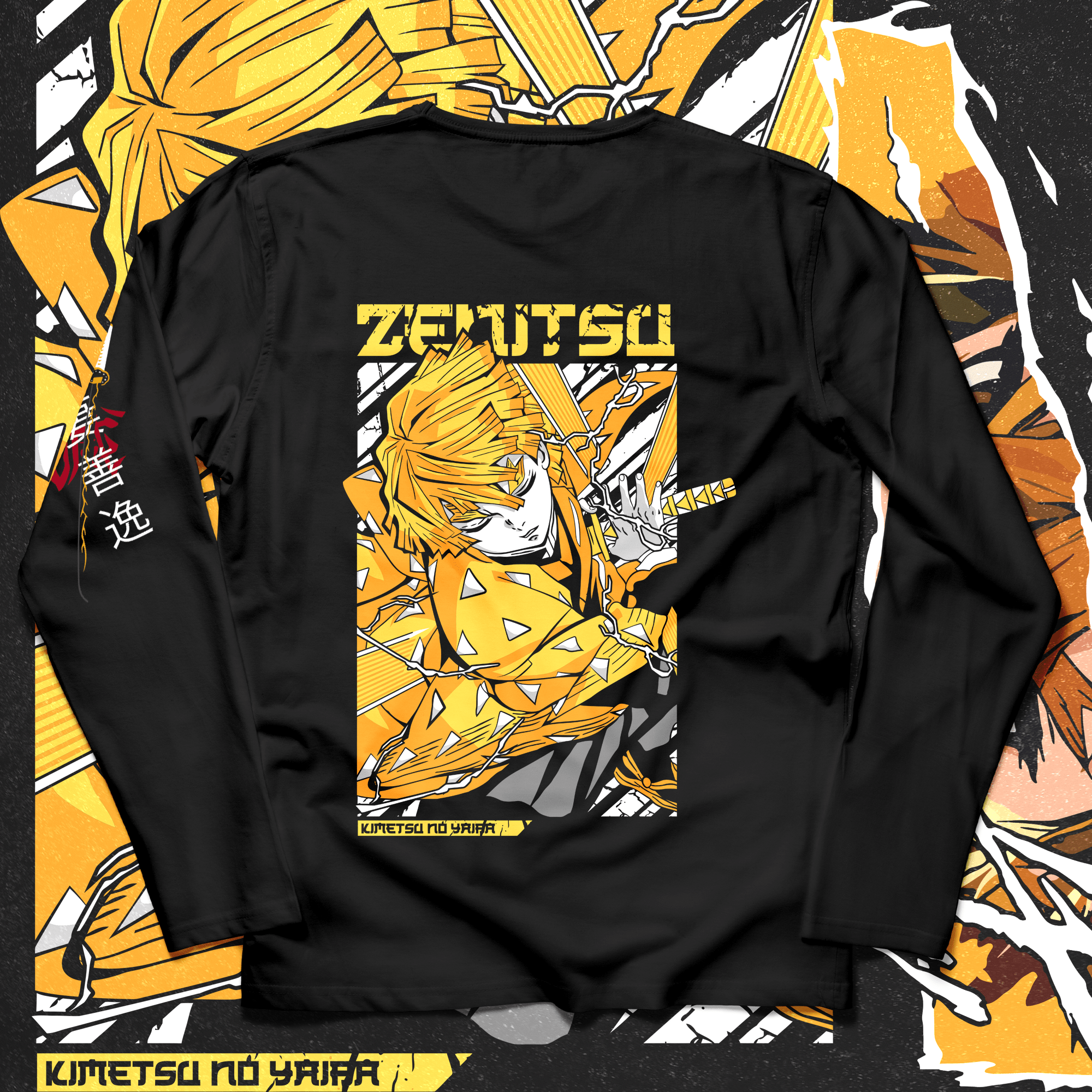 Zenitsu Agatsuma - Demon Slayer Long Sleeves - Ministry Of T-Shirt's Affairs