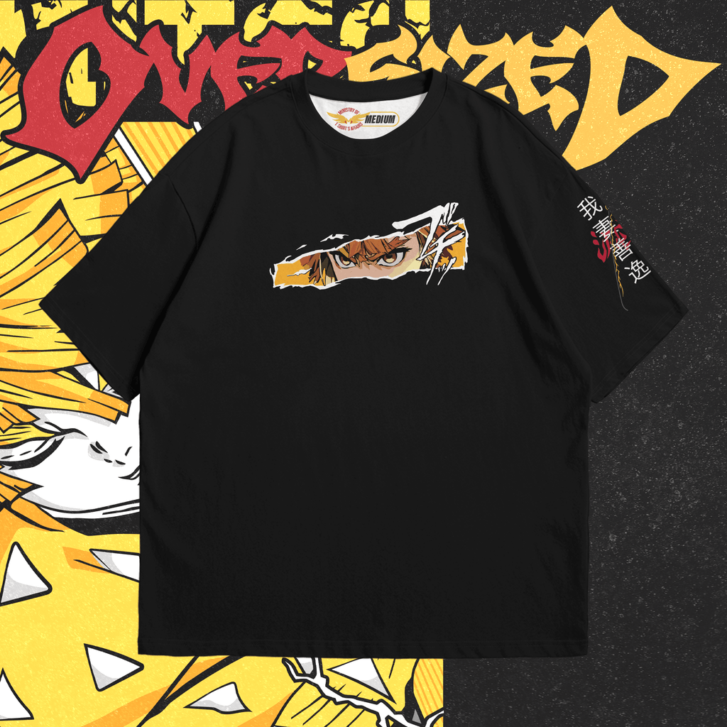 Zenitsu Agatsuma - Demon Slayer Oversized - Ministry Of T-Shirt's Affairs