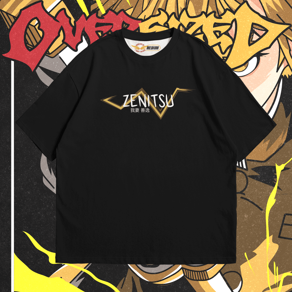 Zenitsu Agatsuma II - Demon Slayer Oversized - Ministry Of T-Shirt's Affairs