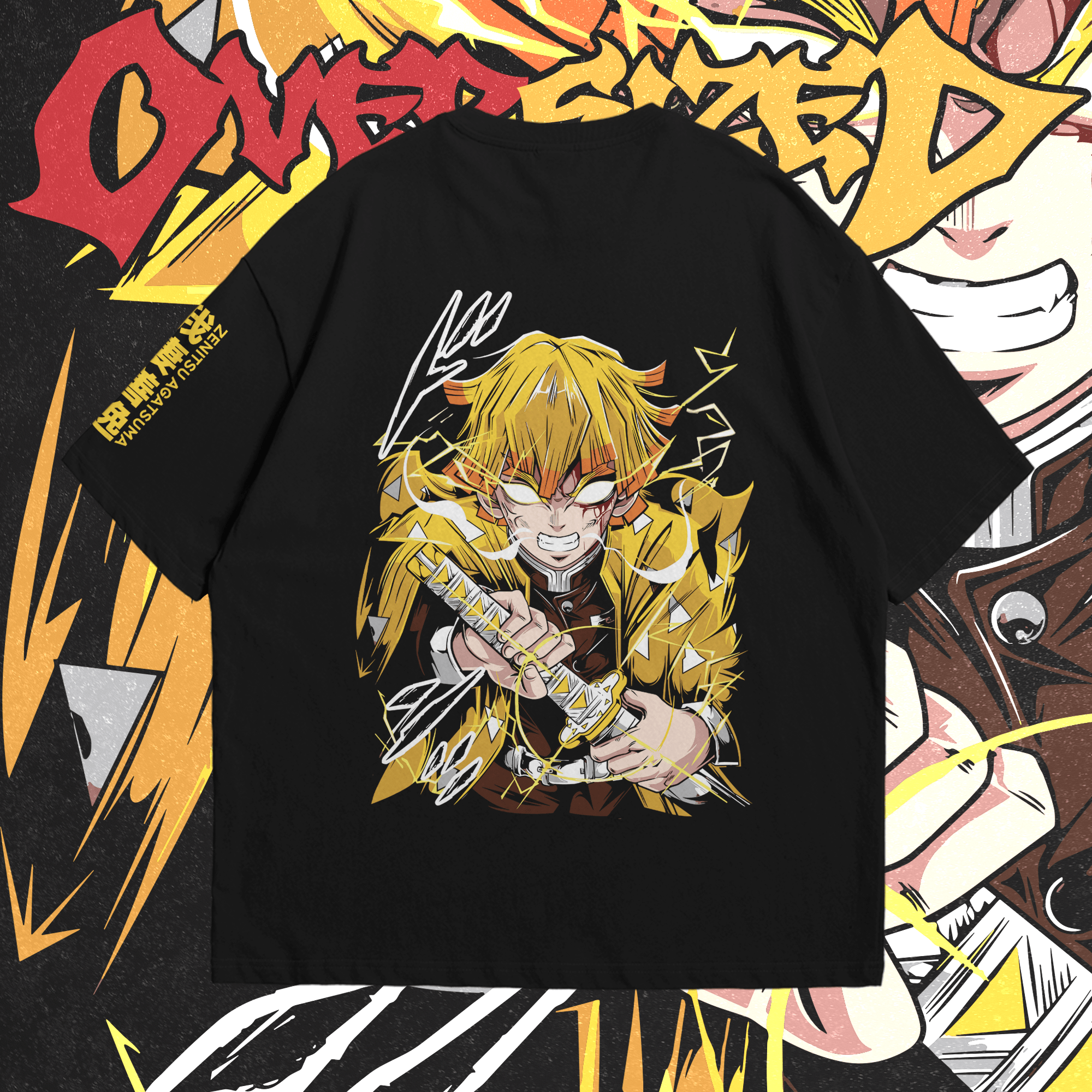 Zenitsu Agatsuma IV Oversized - Ministry Of T-Shirt's Affairs