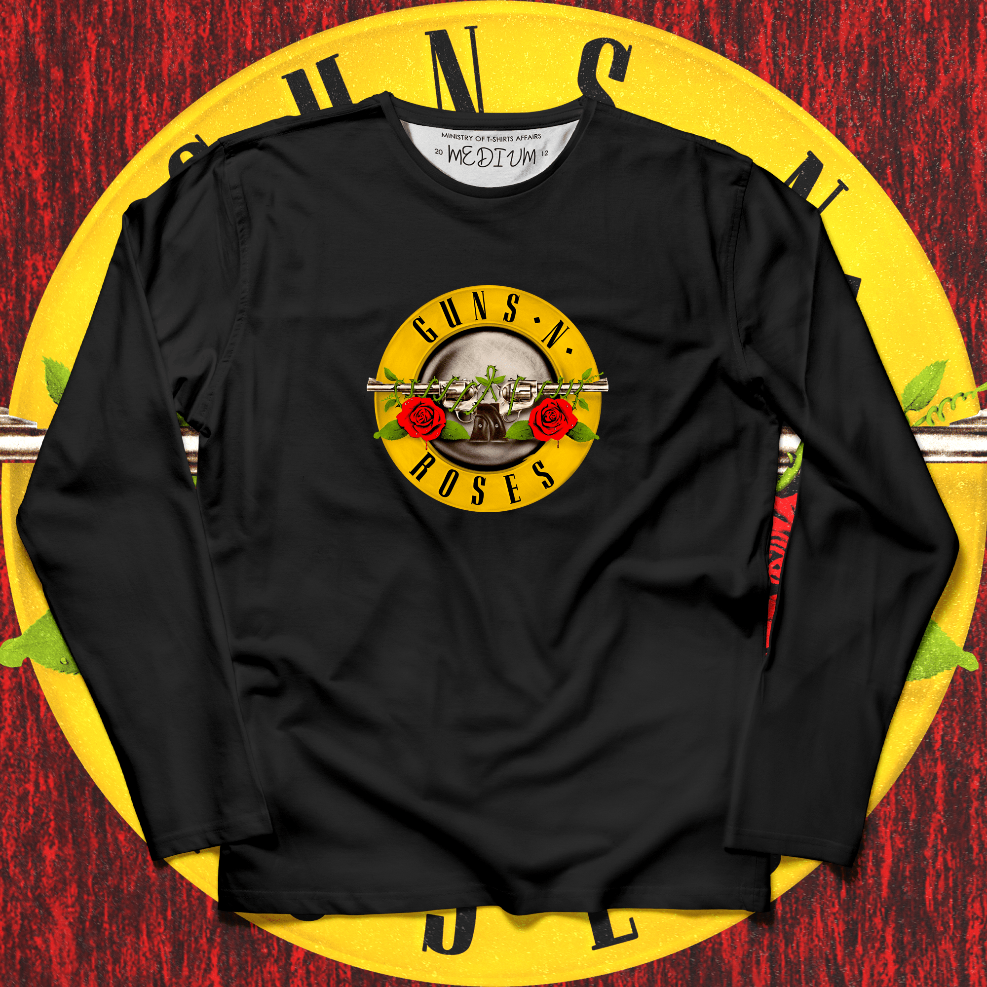 GunRoses Long Sleeves - Ministry Of T-Shirt's Affairs