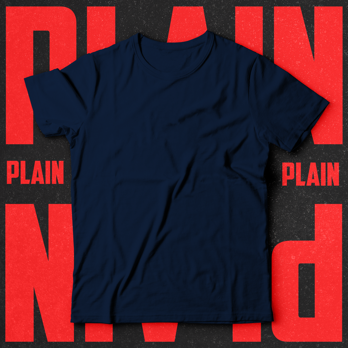 Plain Navy Blue T-Shirt