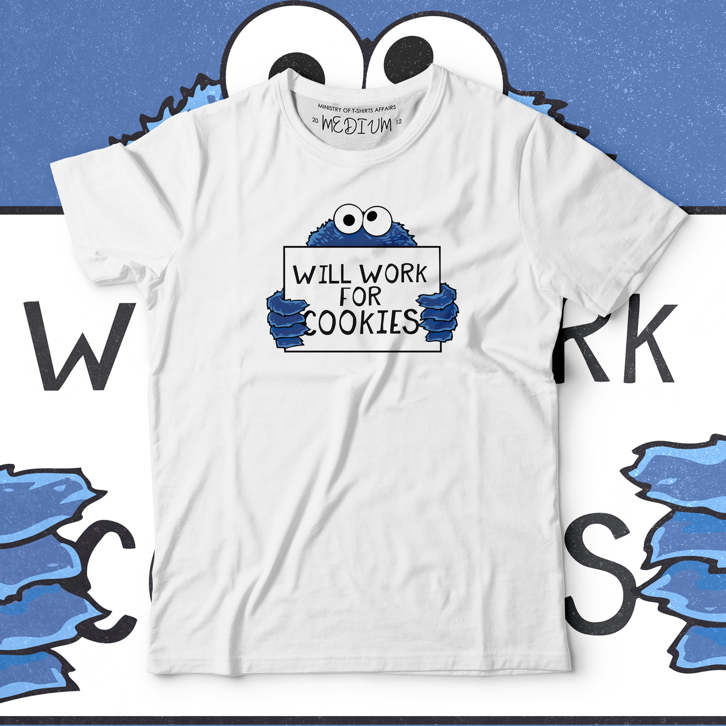 Work For Coookies - White
