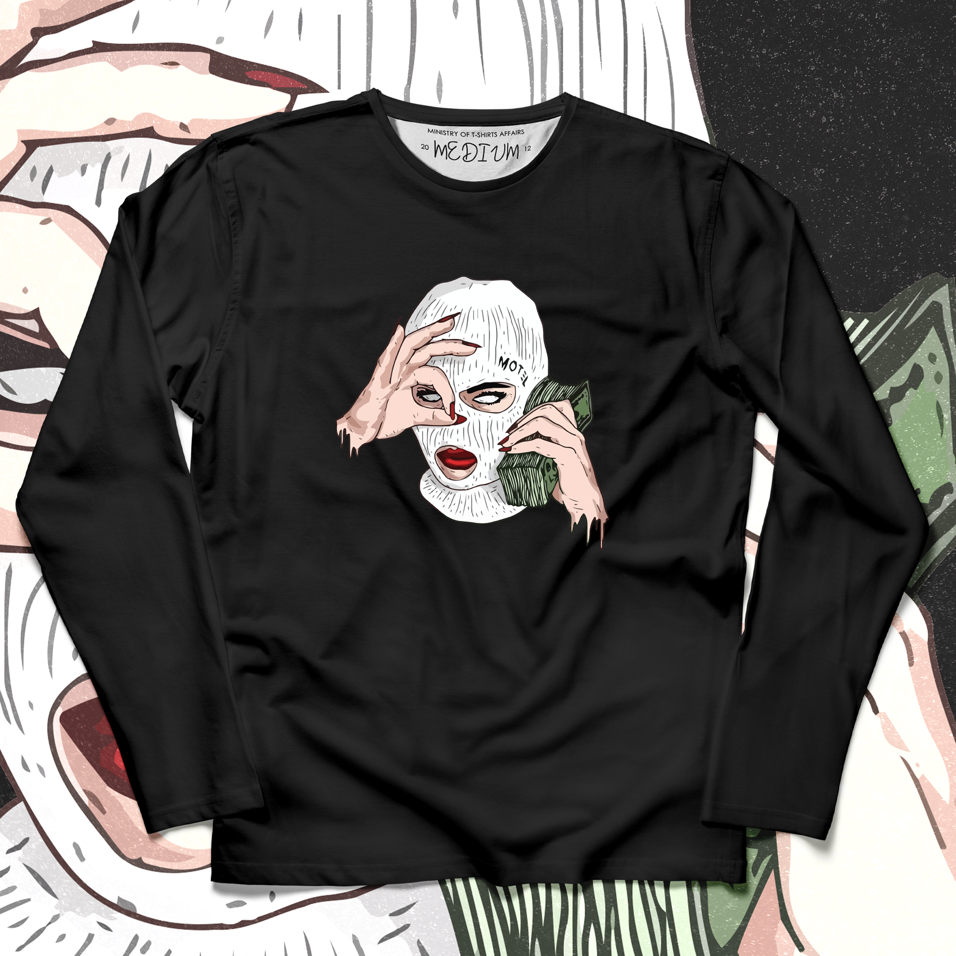 Money Girl Long Sleeves - Ministry of T-Shirt's Affairs