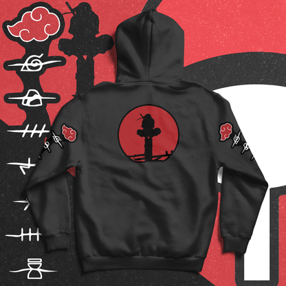 Uchiha logo hoodie hot sale