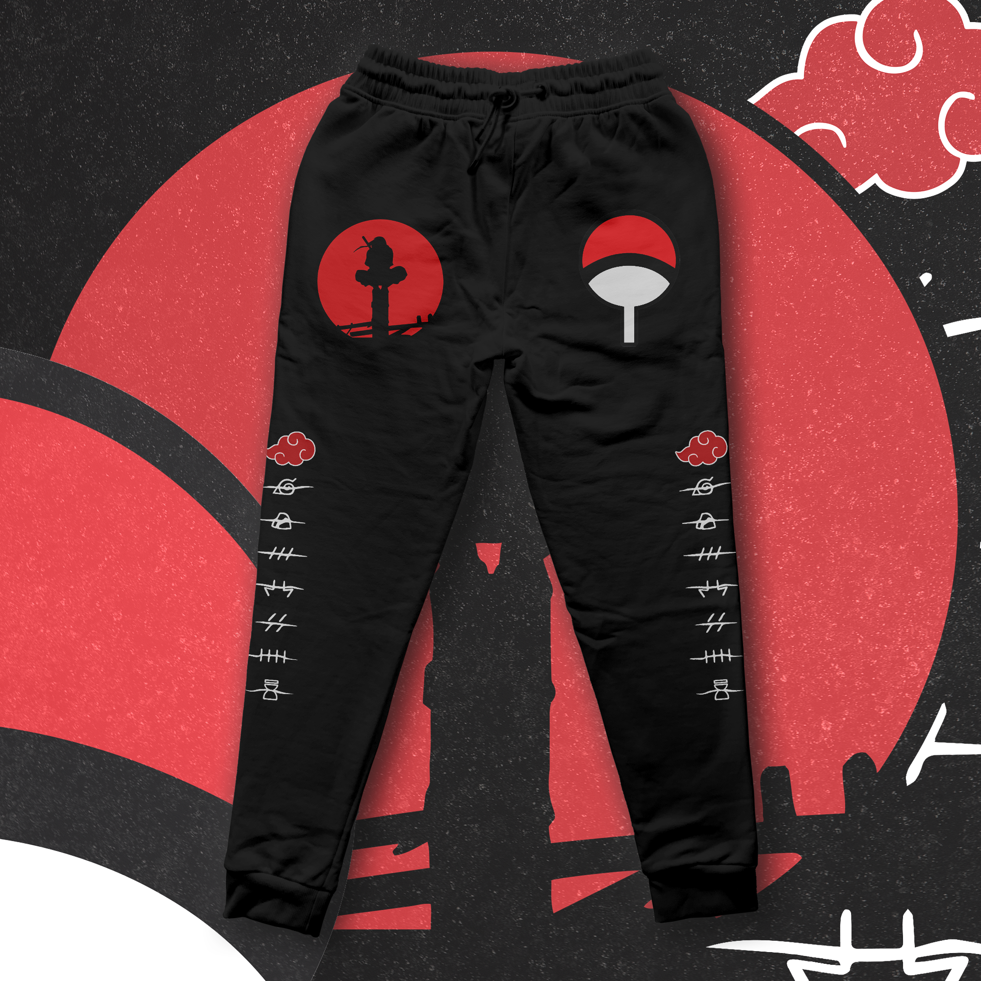 Itachi Uchiha II Jogger Pants - Ministry of T-Shirt's Affairs